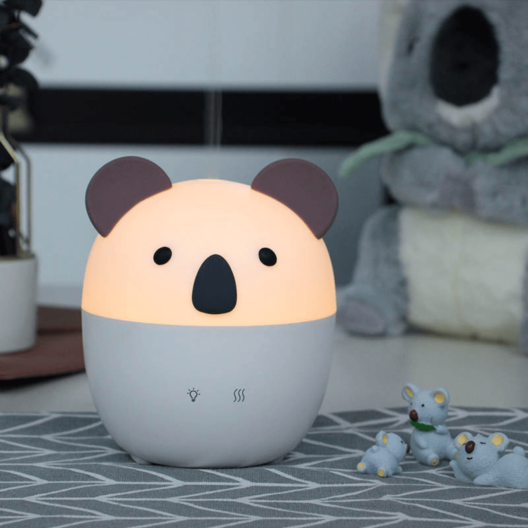 Koala shape aroma diffuser 160ml cool mist humidifier for kids – Beirut Lebanon