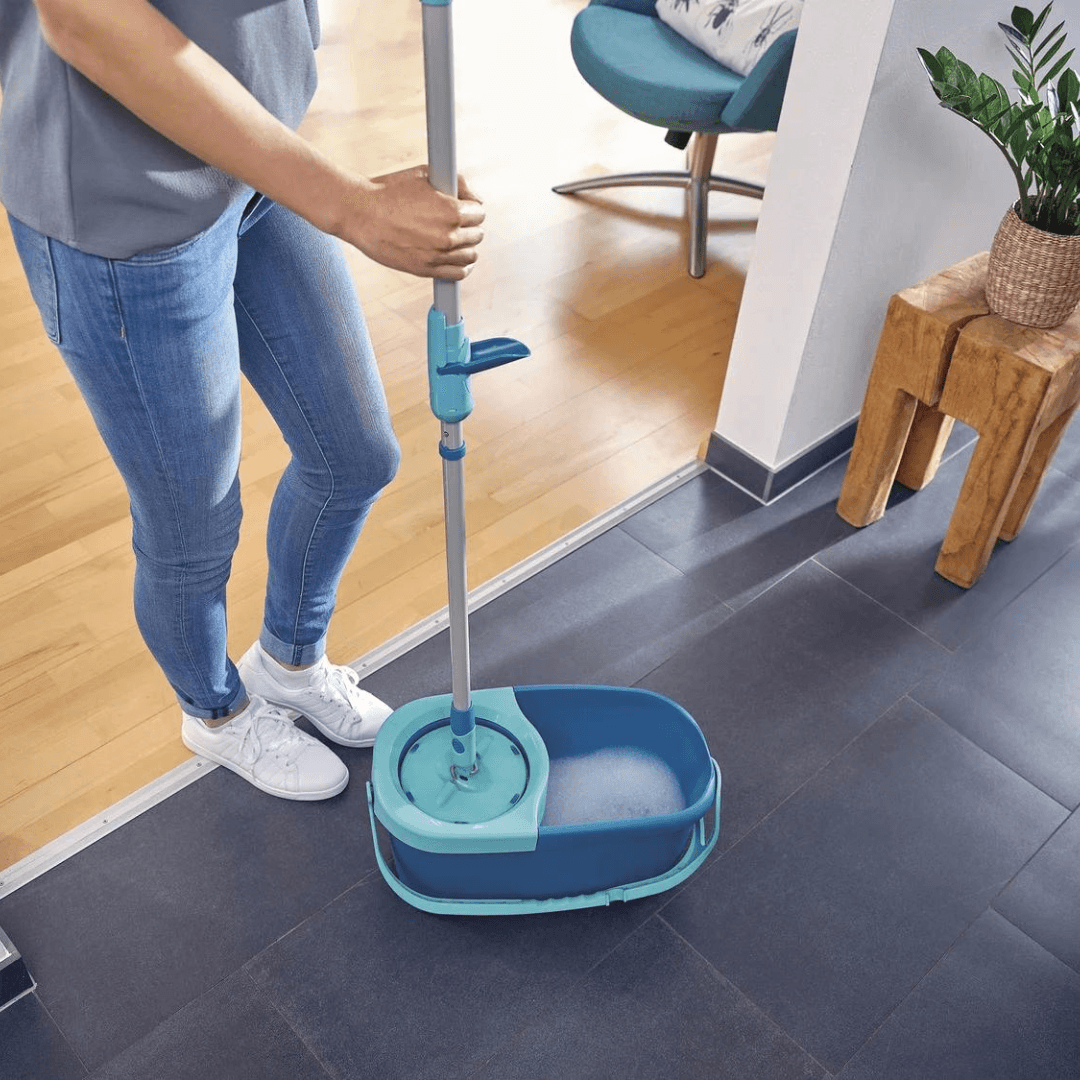 LEIFHEIT CLEAN TWIST MOP SET + 1L Detergent - EUROPEAN HOUSE HOLD