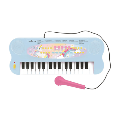 LEXIBOOK Unicorn Electronic Keyboard with mic - EUROPEAN HOUSE HOLD