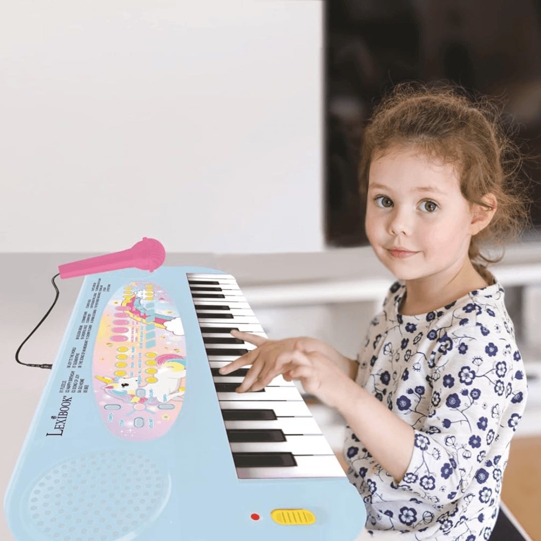 LEXIBOOK Unicorn Electronic Keyboard with mic - EUROPEAN HOUSE HOLD