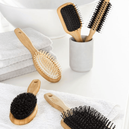 Livarno Home Bamboo Hair Brush - EUROPEAN HOUSE HOLD