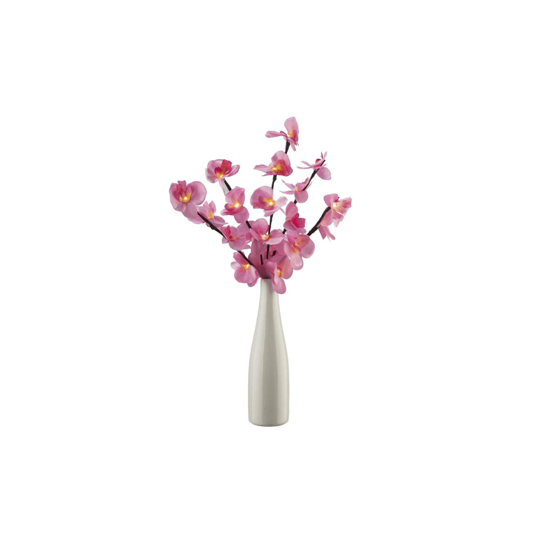 Livarno Home Decorative Vase with LED Branch, Made of Ceramic - EUROPEAN HOUSE HOLD