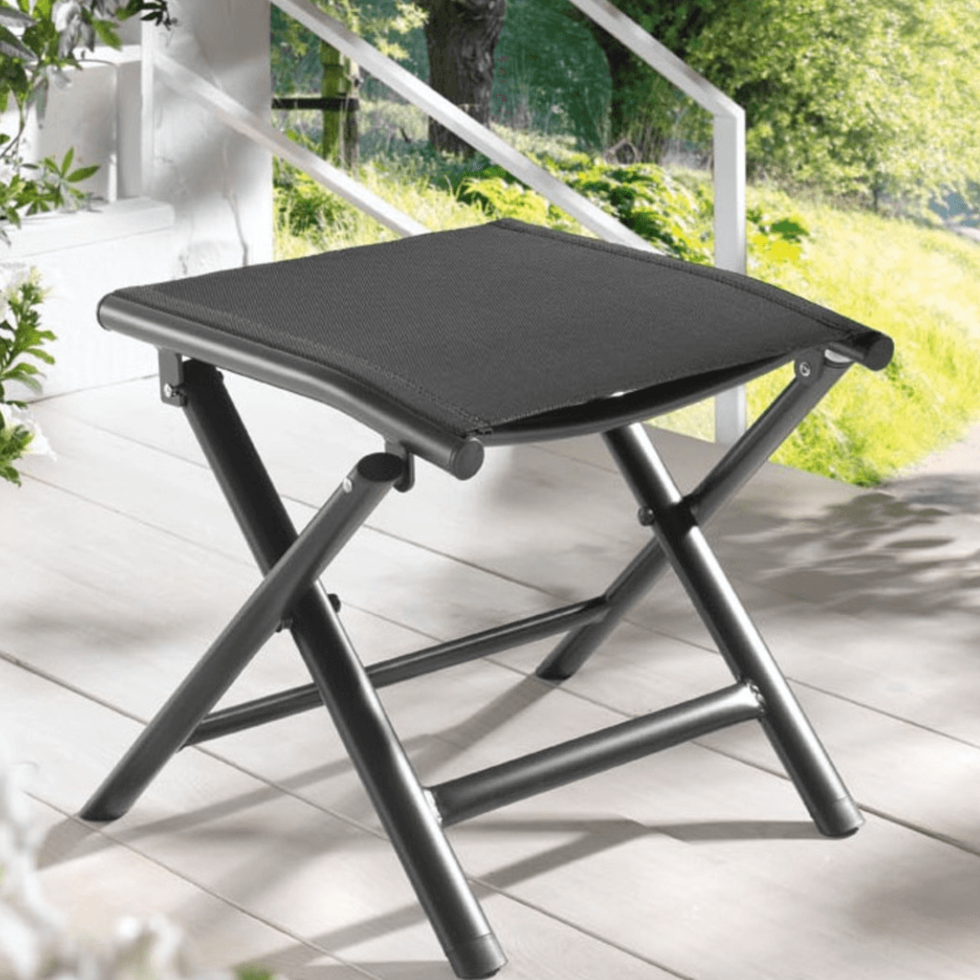 LIVARNO Home Houston Aluminum Stool, Foldable - EUROPEAN HOUSE HOLD