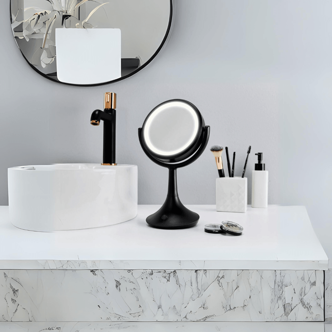 LIVARNO HOME ILLUMINATED MAKEUP MIRROR - EUROPEAN HOUSE HOLD