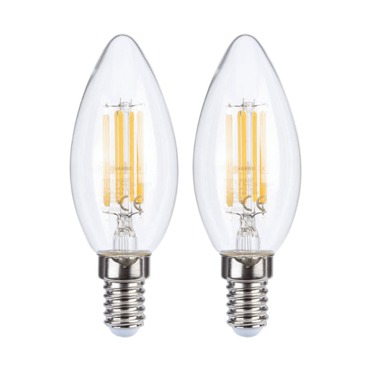 LIVARNO Home LED Filament bulb Set Of 2 4.7W=40W E14 - EUROPEAN HOUSE HOLD