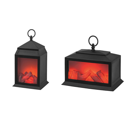 LIVARNO HOME LED LANTERN WITH CHIMNEY EFFECT - EUROPEAN HOUSE HOLD