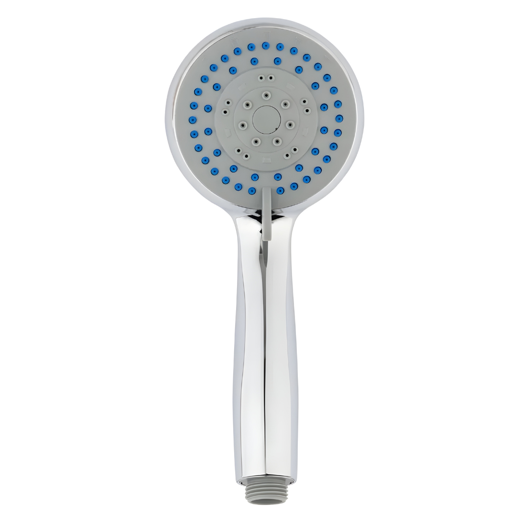 Livarno Home 5-mode round chrome shower head with anti-limescale nozzles