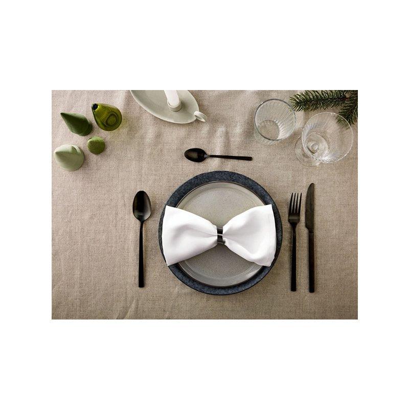LIVARNO HOME NAPKIN SET WITH METAL NAPKIN RINGS - EUROPEAN HOUSE HOLD