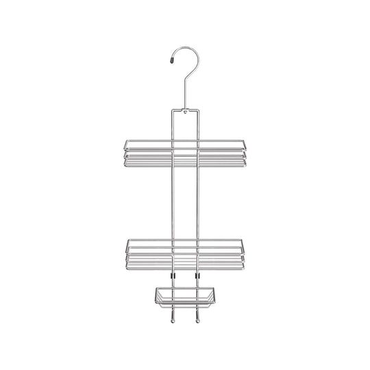 LIVARNO HOME STAINLESS STEEL SHOWER RACK - EUROPEAN HOUSE HOLD