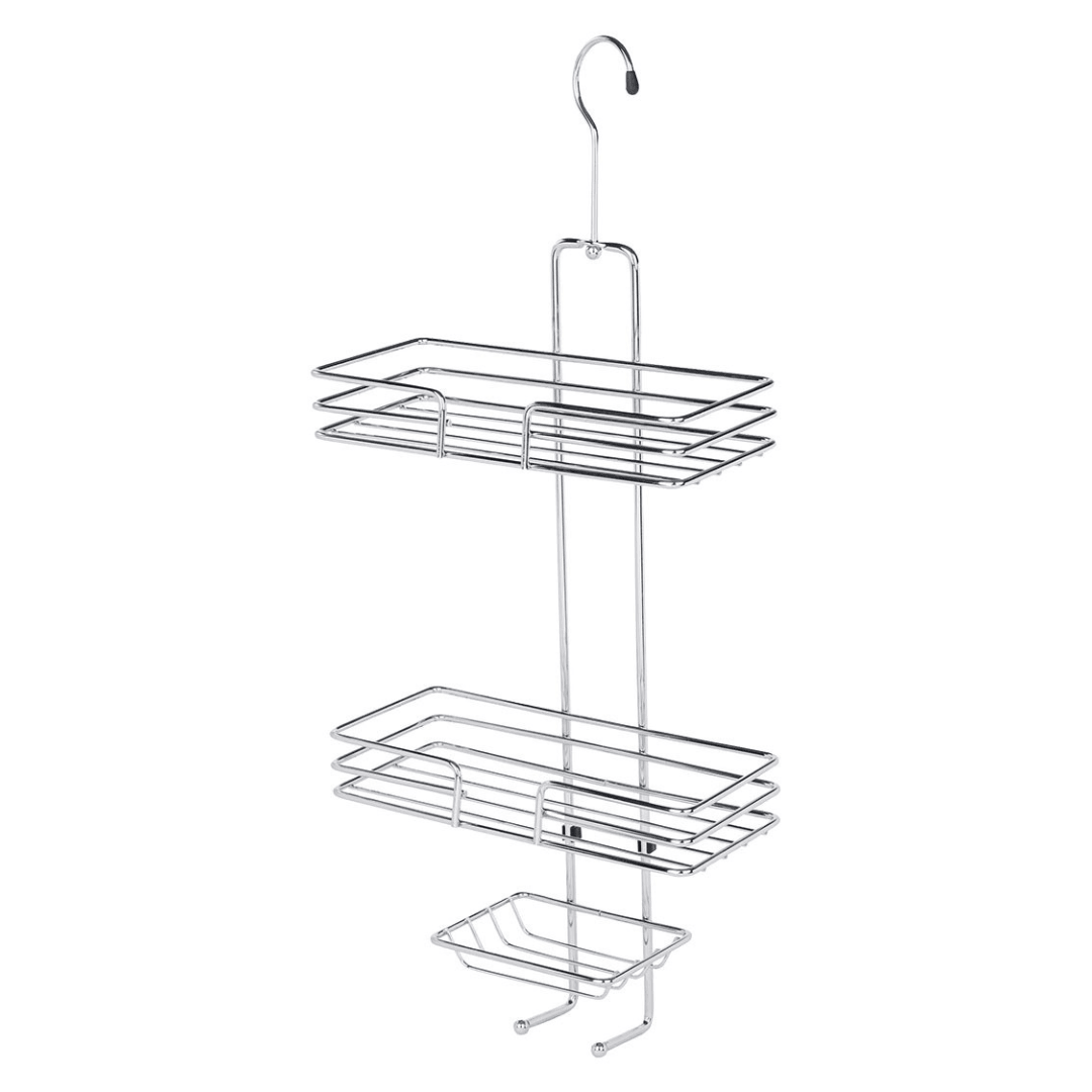 LIVARNO HOME STAINLESS STEEL SHOWER RACK - EUROPEAN HOUSE HOLD