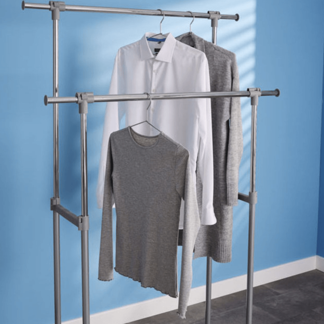 LIVARNO LIVING CLOTHES RACK, 83 X 98-167 X 43 CM - EUROPEAN HOUSE HOLD