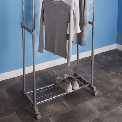 LIVARNO LIVING CLOTHES RACK, 83 X 98-167 X 43 CM - EUROPEAN HOUSE HOLD