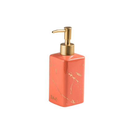 Marble Style Ceramic Soap Dispenser, 320ml - EUROPEAN HOUSE HOLD