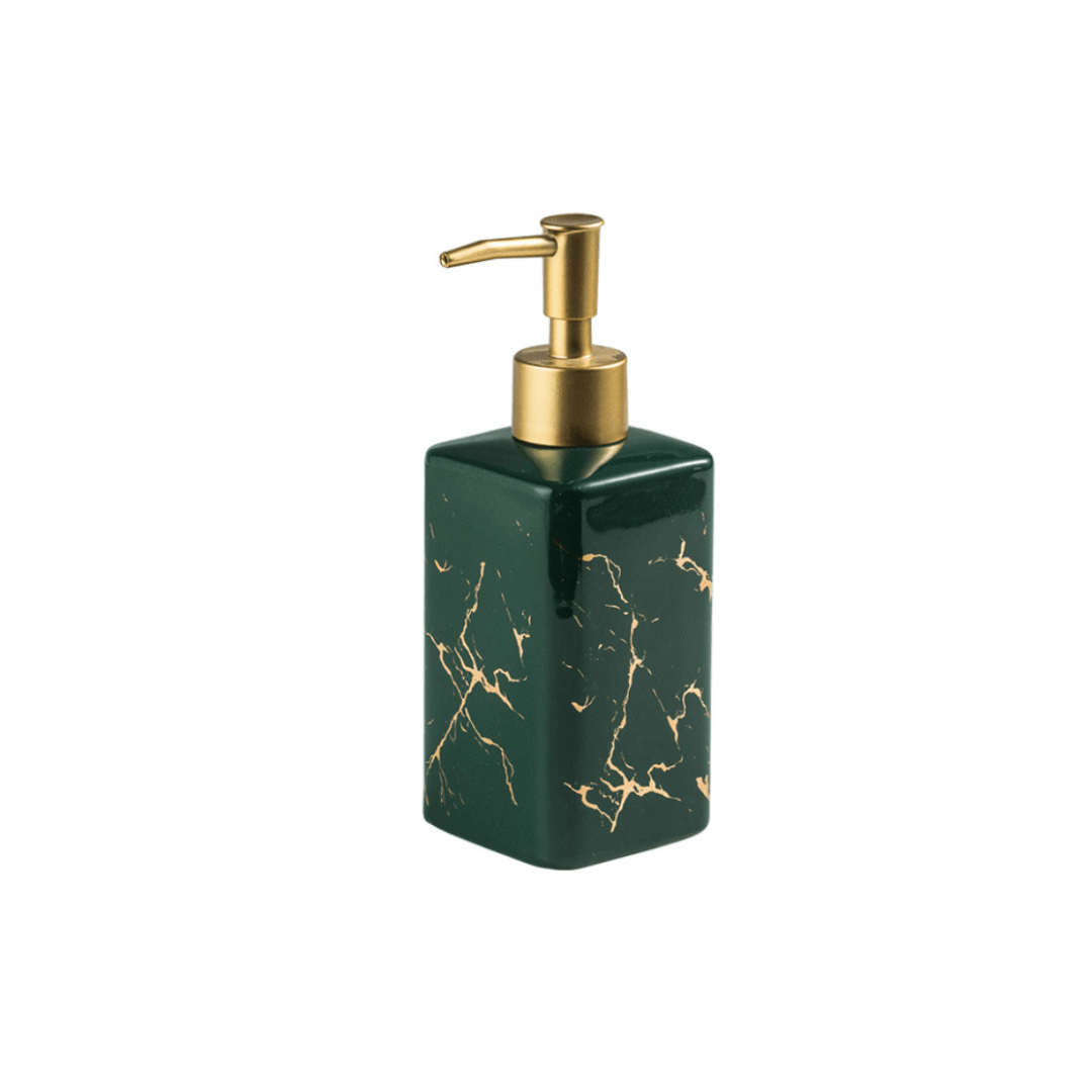 Marble Style Ceramic Soap Dispenser, 320ml - EUROPEAN HOUSE HOLD