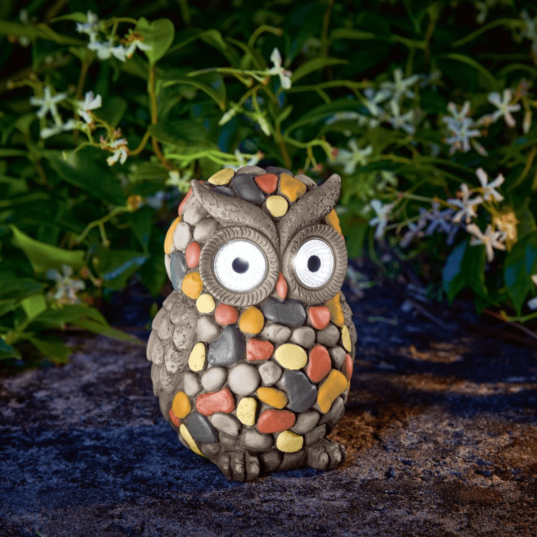 MELINERA DECORATIVE OWL SOLAR LAMP - EUROPEAN HOUSE HOLD