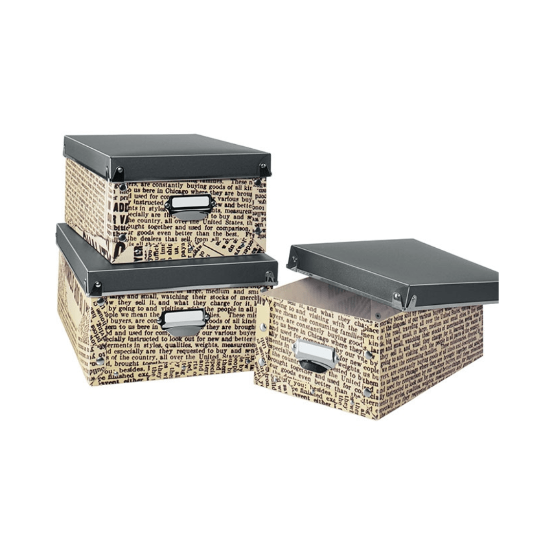 MELINERA STORAGE BOXES - EUROPEAN HOUSE HOLD