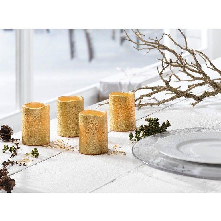 MELINERA WAX LED CANDLES SET OF 4 - EUROPEAN HOUSE HOLD