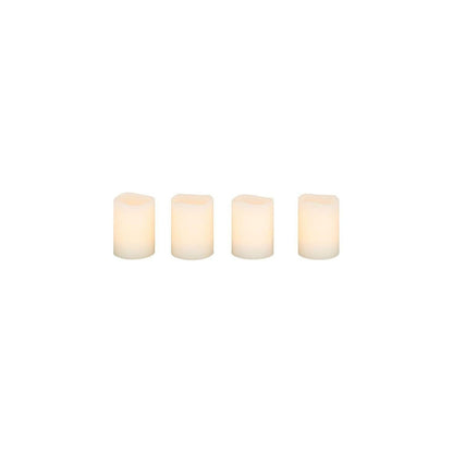 MELINERA WAX LED CANDLES SET OF 4 - EUROPEAN HOUSE HOLD