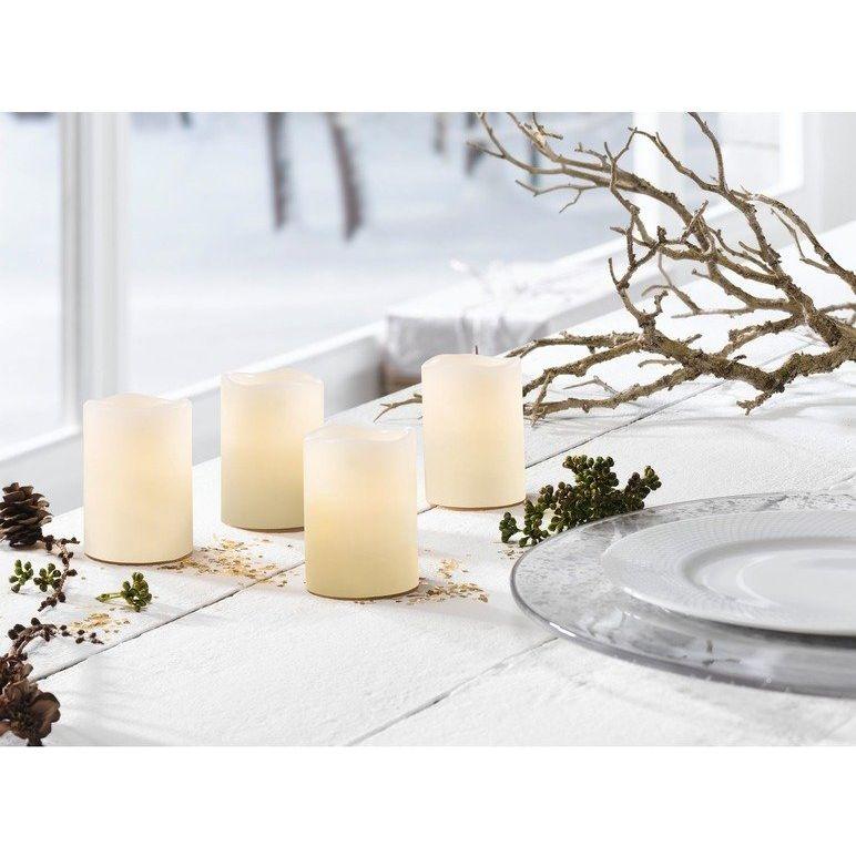 MELINERA WAX LED CANDLES SET OF 4 - EUROPEAN HOUSE HOLD