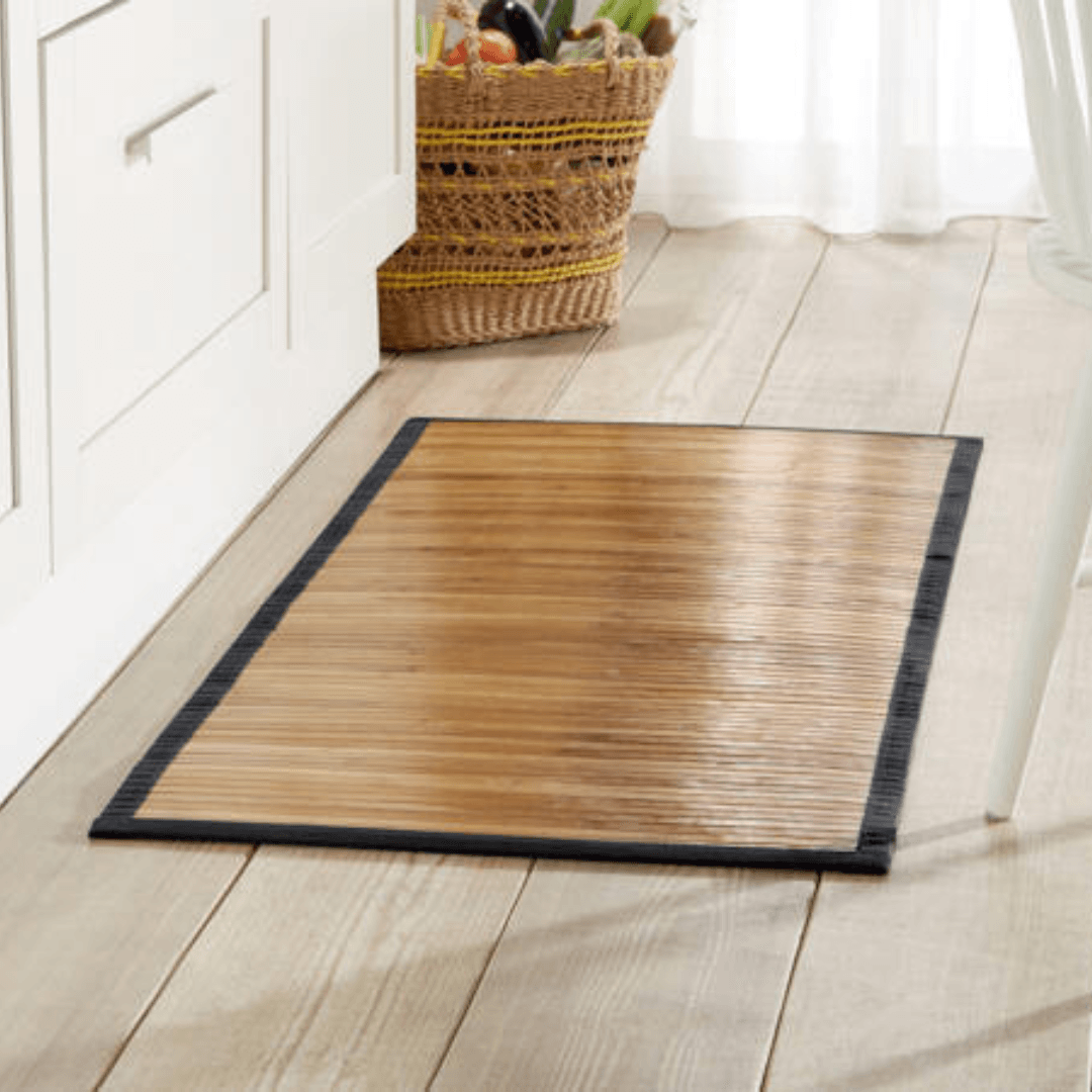 MERADISO BAMBOO KITCHEN MAT 57 X 130CM - EUROPEAN HOUSE HOLD