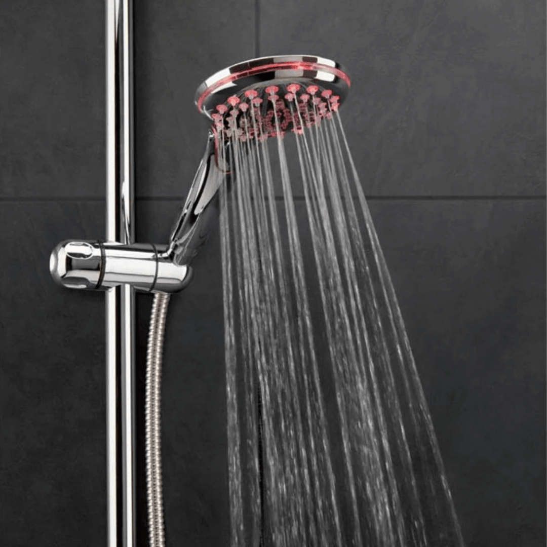 MIOMARE HANDHELD SHOWER HEAD WITH LED TEMPERATURE INDICATOR - EUROPEAN HOUSE HOLD