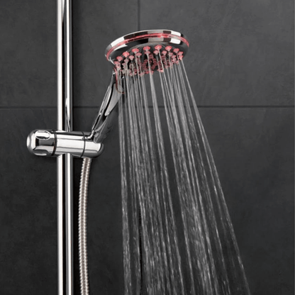 MIOMARE HANDHELD SHOWER HEAD WITH LED TEMPERATURE INDICATOR - EUROPEAN HOUSE HOLD