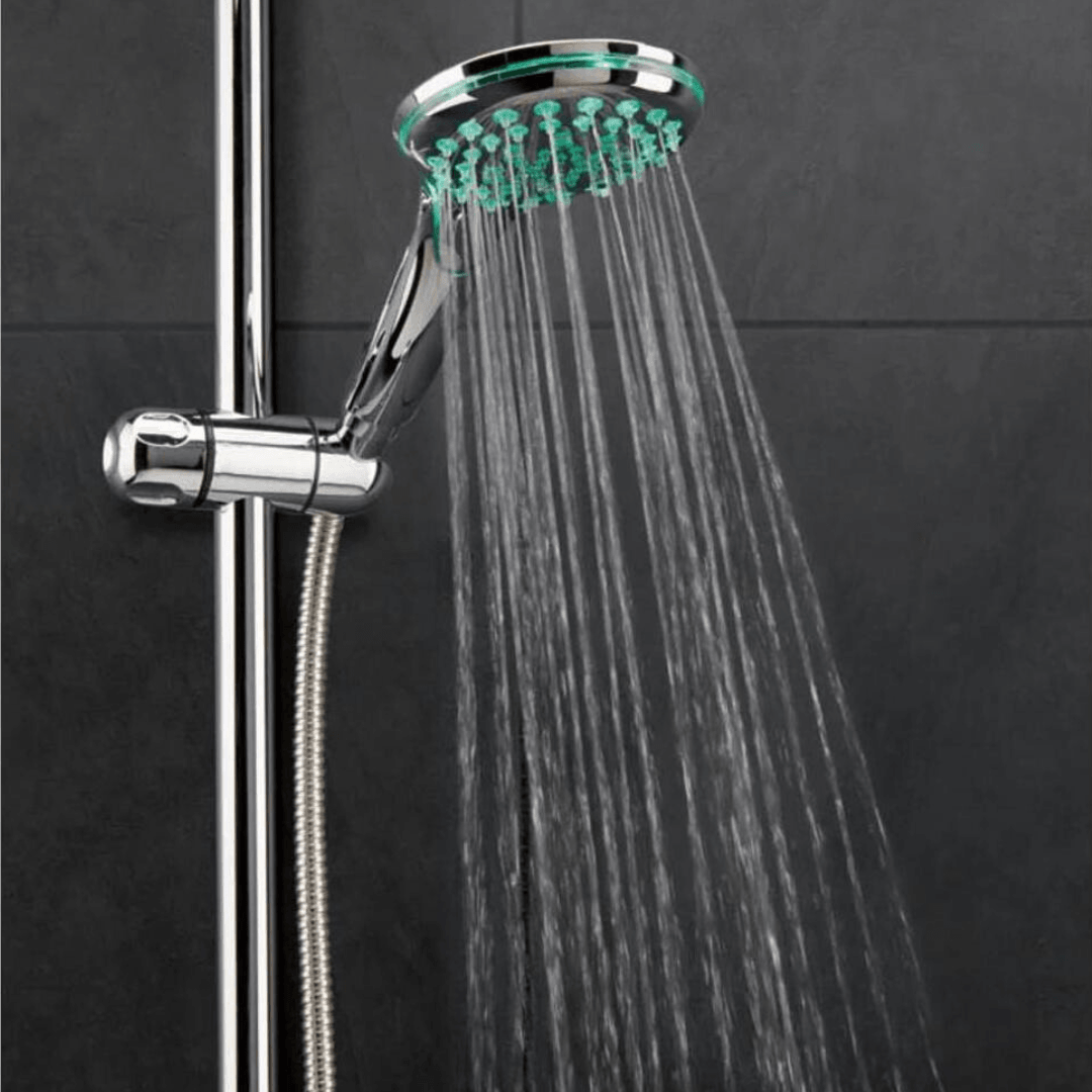 MIOMARE HANDHELD SHOWER HEAD WITH LED TEMPERATURE INDICATOR - EUROPEAN HOUSE HOLD