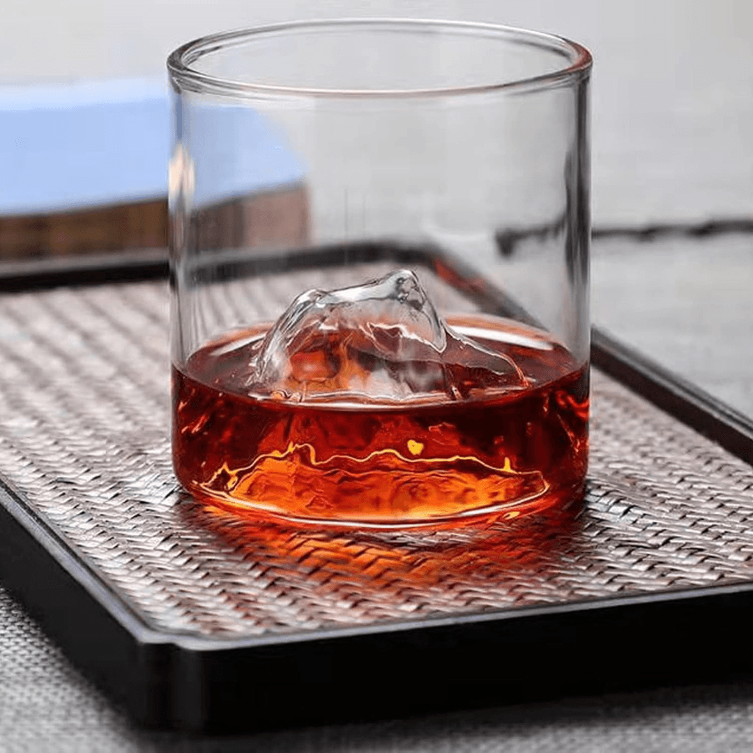 Mountain Glass with Thickened Bottom , Suitable for Any Drink 180ML - EUROPEAN HOUSE HOLD