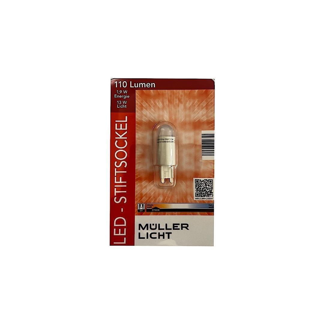 MÜLLER LICHT PIN Bulb SOCKET G9 1.9W › 13W 110 LM - EUROPEAN HOUSE HOLD