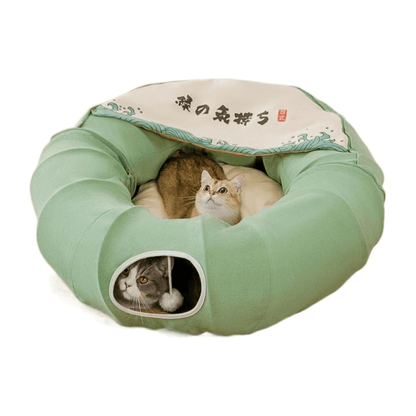 Multipurpose Foldable Cat Tunnel Bed And Bed - EUROPEAN HOUSE HOLD