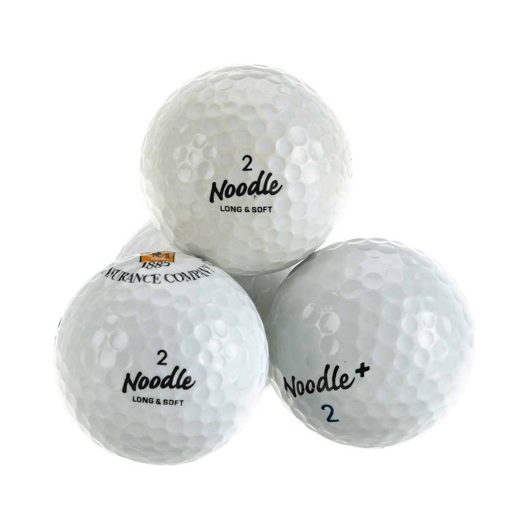 Noodle Lake Grade A Golf Balls - White Set Of 3 - EUROPEAN HOUSE HOLD