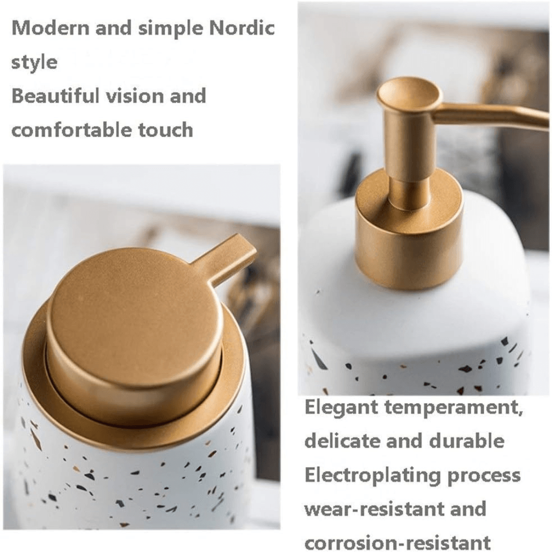 Nordic Ceramic Matte Soap Dispenser - EUROPEAN HOUSE HOLD