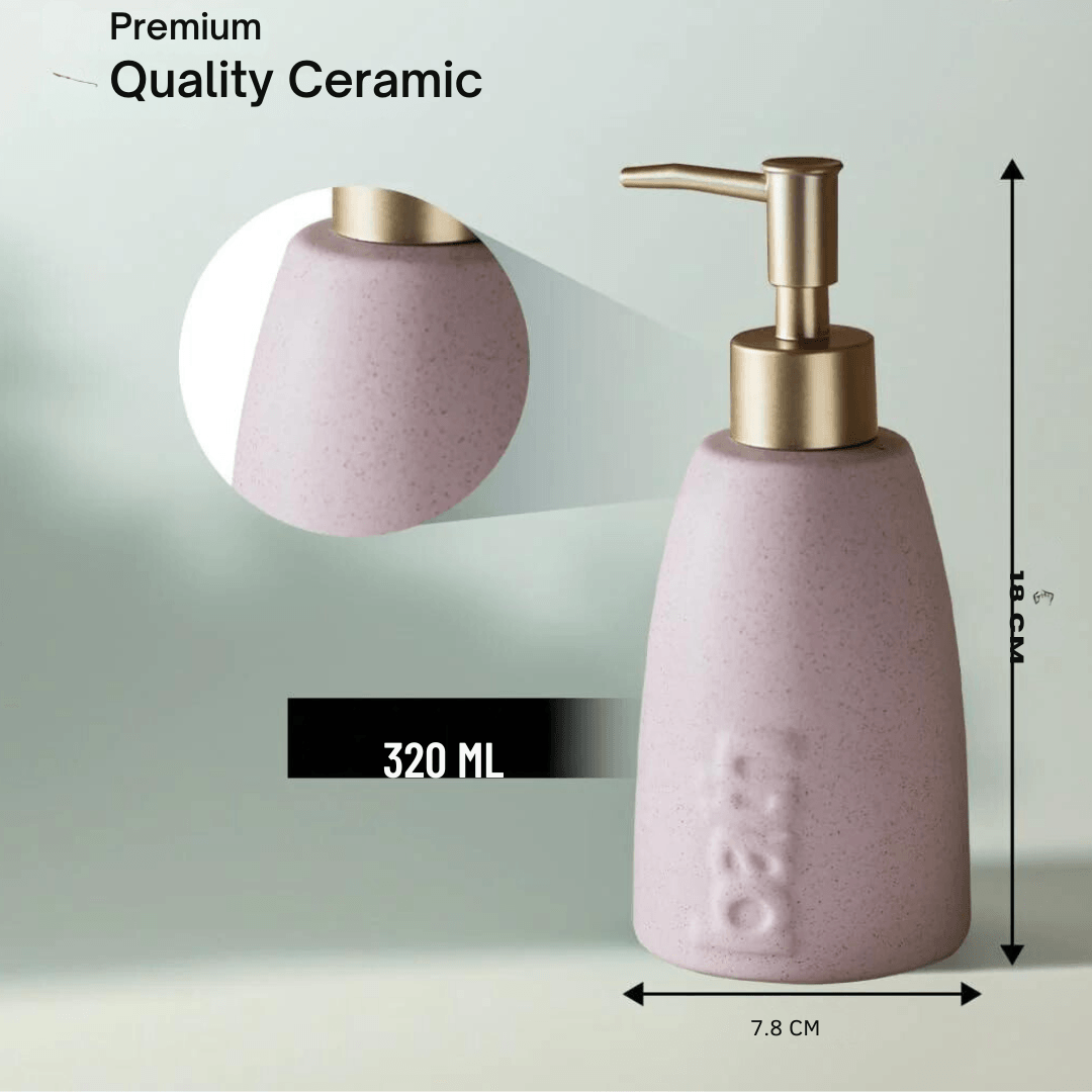 Nordic Soap Ceramic Dispenser 330ML - EUROPEAN HOUSE HOLD