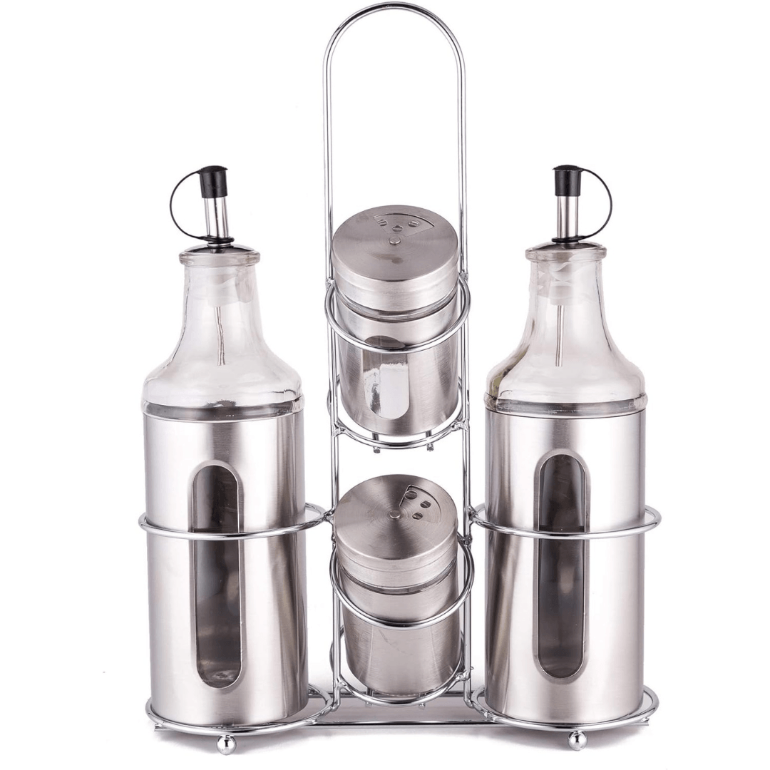 Oil And Vinegar Condiment Set - EUROPEAN HOUSE HOLD