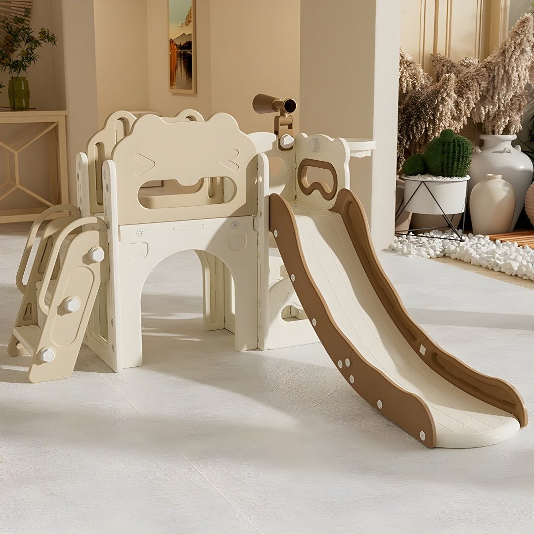 Indoor HDPE kids swing and slide set with safe design – Lebanon