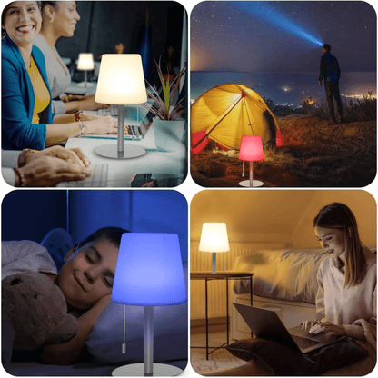 Outdoor Table Lamp With 8 Colrs Dimmable - EUROPEAN HOUSE HOLD