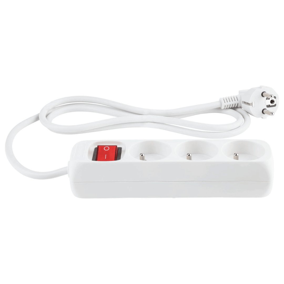 PARKSIDE 3 SOCKET POWER STRIPS SET OF 2 - EUROPEAN HOUSE HOLD