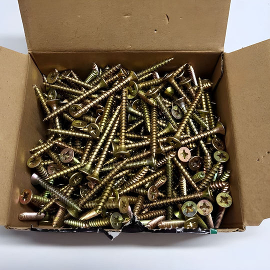 PARKSIDE CHIPBOARD SCREW PZ2 400 PIECES 4.0×40MM - EUROPEAN HOUSE HOLD