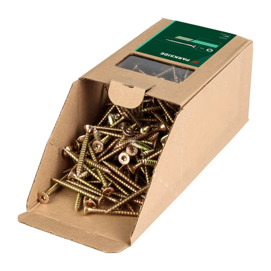 PARKSIDE CHIPBOARD SCREWS PZ2 250 PIECES 5.0×50MM - EUROPEAN HOUSE HOLD