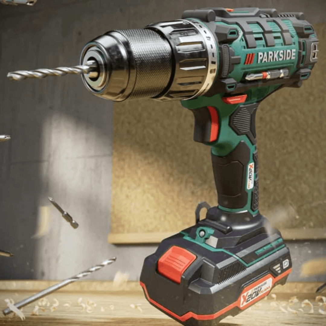 PARKSIDE Cordless Drill-Driver Set PABS 20-LI-E6 - EUROPEAN HOUSE HOLD