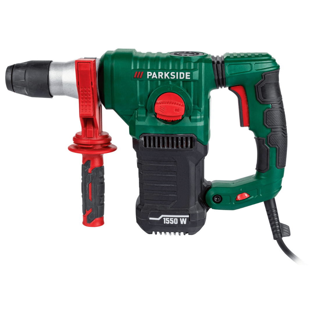 PARKSIDE DRILL AND DEMOLITION HAMMER WITH SDS-PLUS PBH 1500 F6, 1500 W - EUROPEAN HOUSE HOLD