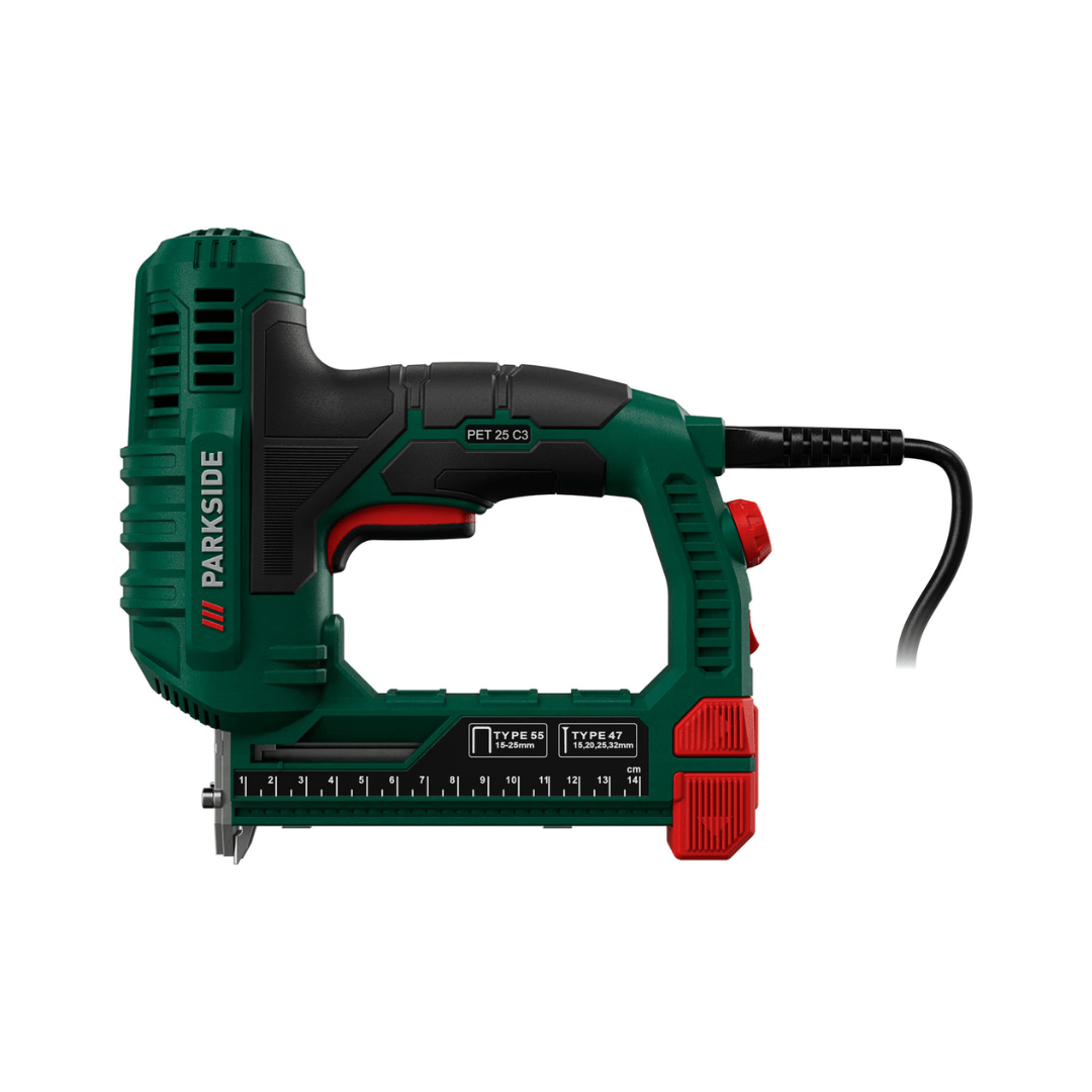 PARKSIDE ELECTRIC NAILER/STAPLER PET 25 C3 - EUROPEAN HOUSE HOLD