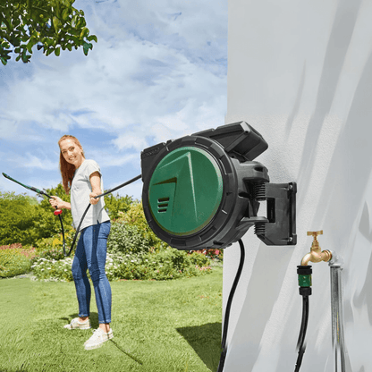 PARKSIDE GARDEN HOSE BOX WITH WALL MOUNT - EUROPEAN HOUSE HOLD