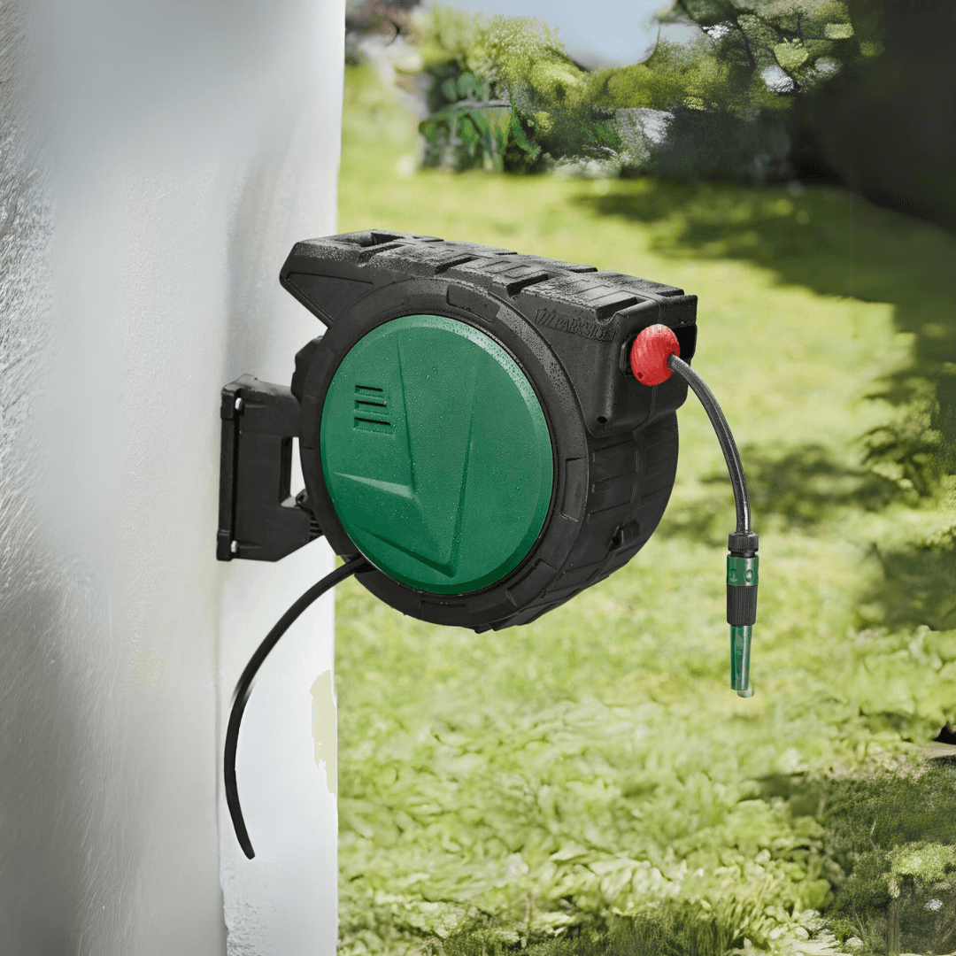 PARKSIDE GARDEN HOSE BOX WITH WALL MOUNT – EUROPEAN HOUSE HOLD