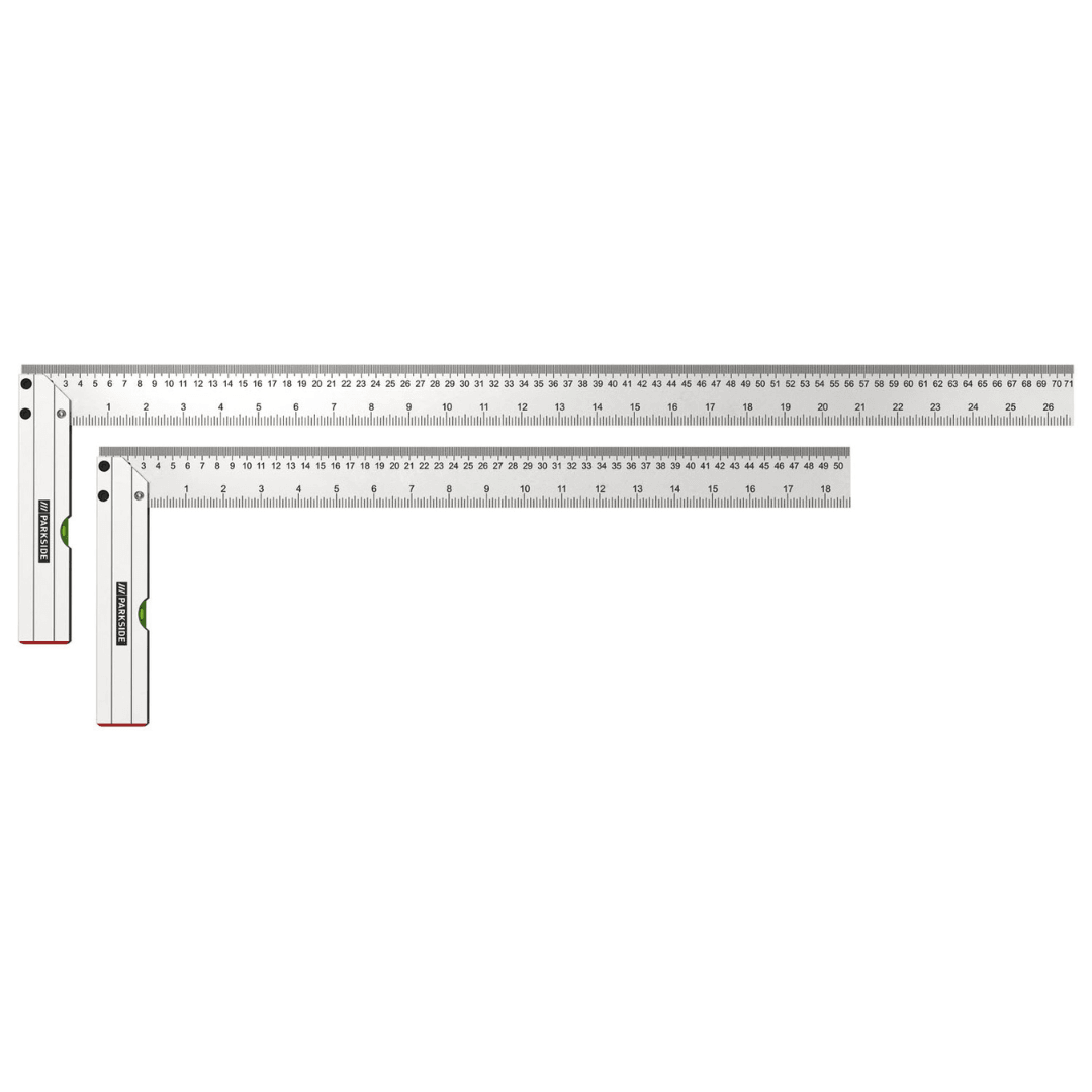 PARKSIDE GRADUATED SPIRIT LEVEL SQUARE SET - EUROPEAN HOUSE HOLD