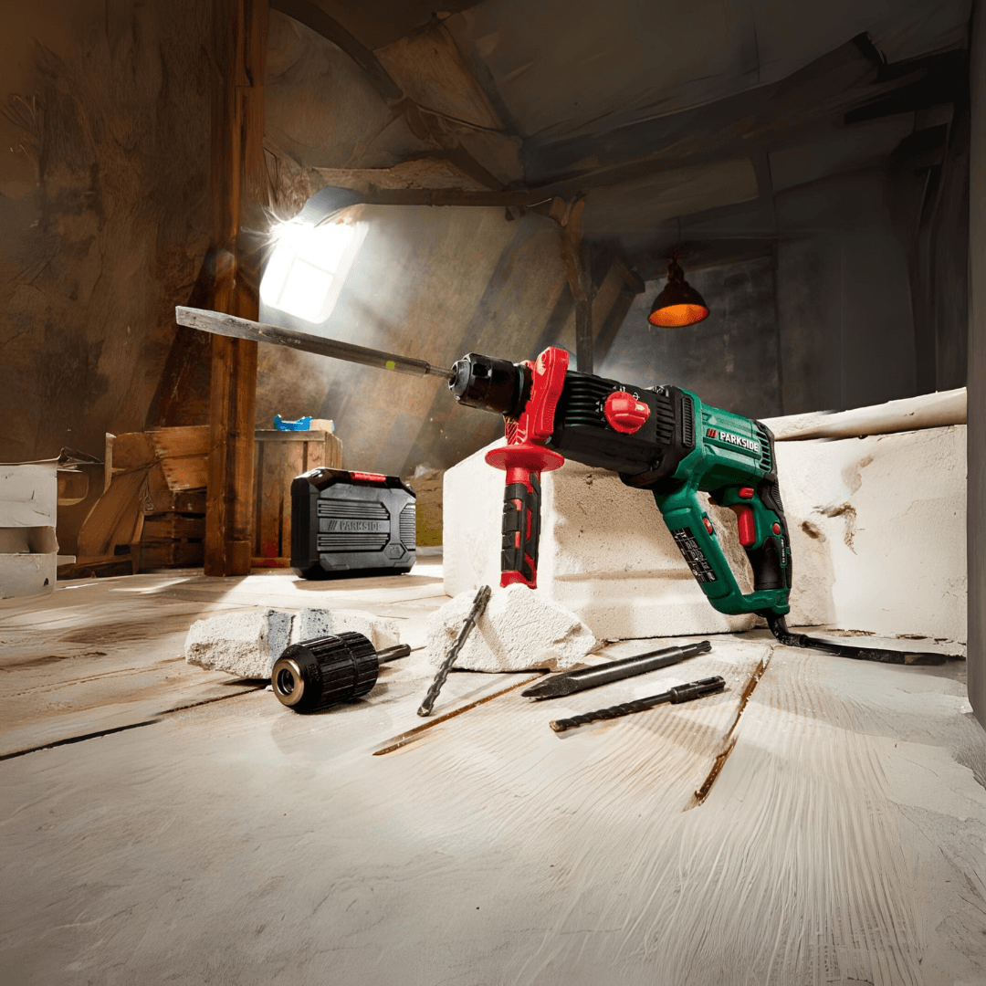 PARKSIDE HAMMER DRILL AND BREAKER PBH 1050 C3 - EUROPEAN HOUSE HOLD