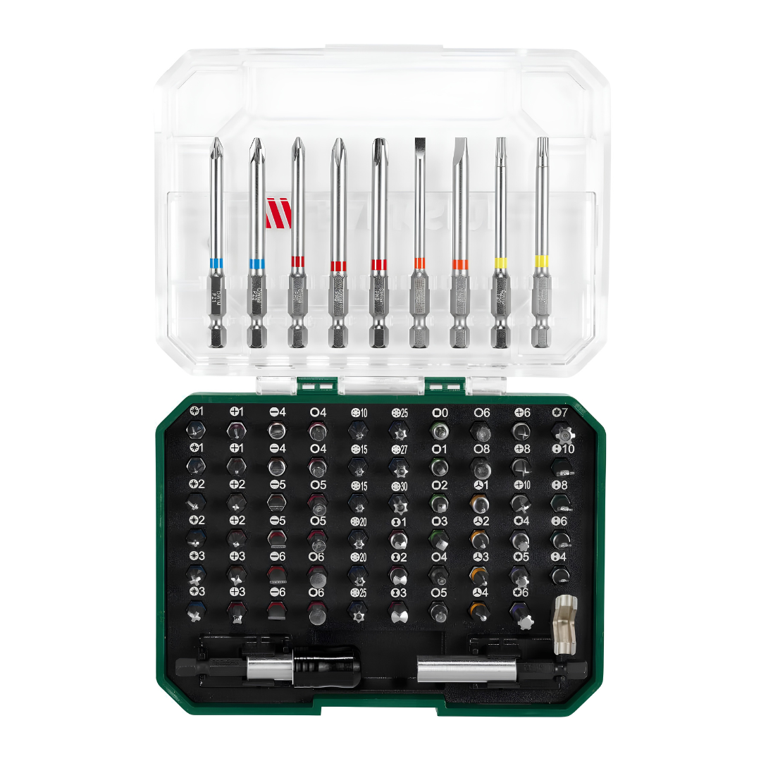 PARKSIDE PBS3 A2 71-piece screwdriver bit set with color-coded bits and storage case available in Lebanon