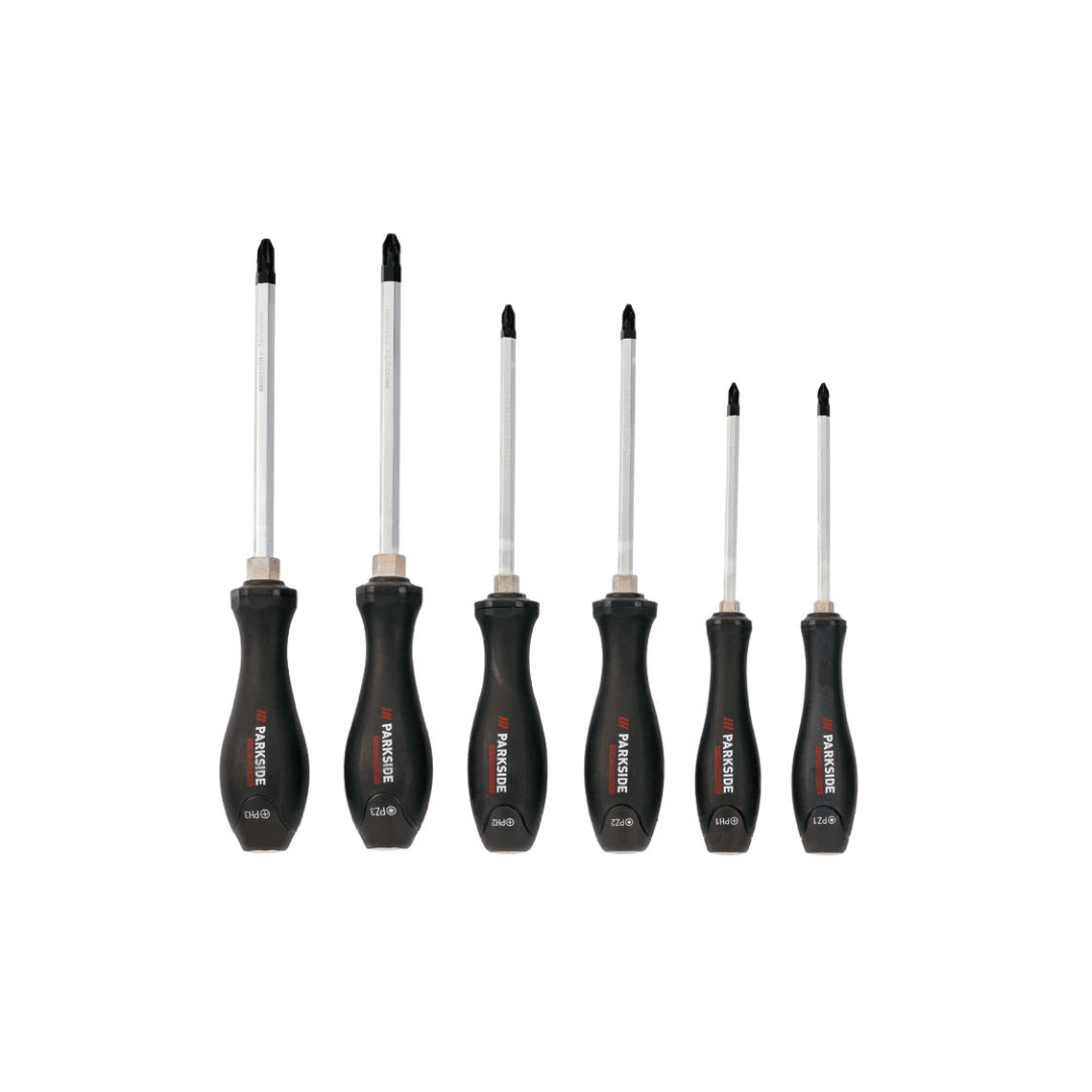 PARKSIDE PERFORMANCE 6 PIECE SCREWDRIVER SET - EUROPEAN HOUSE HOLD