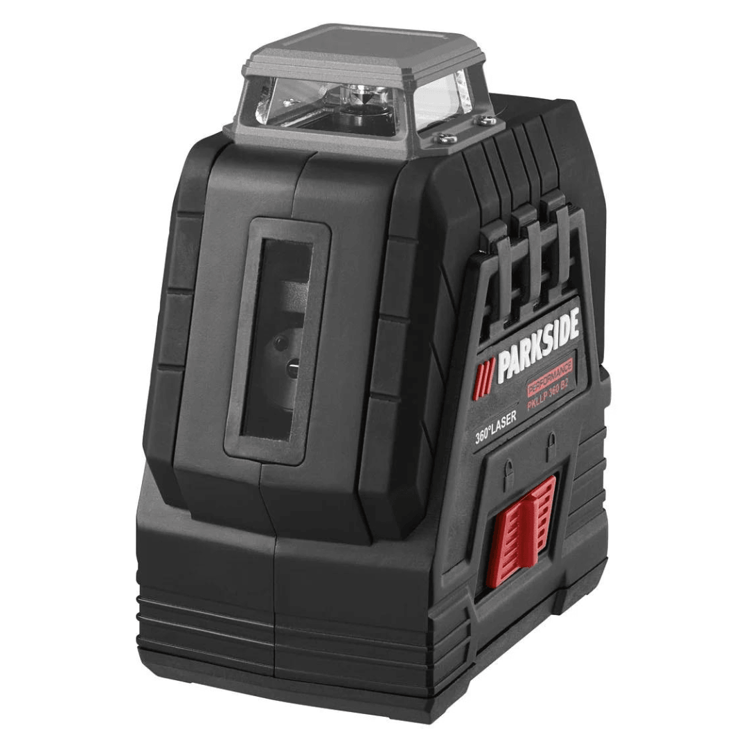 PARKSIDE PERFORMANCE® 4V Battery-Powered Cross Line Laser PKLLP 360 B3 ,360° - EUROPEAN HOUSE HOLD