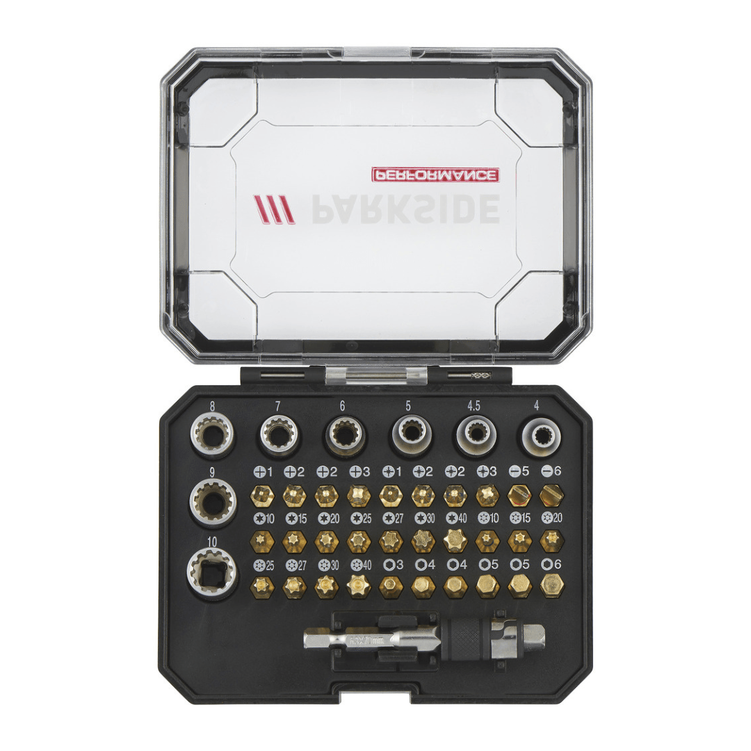 PARKSIDE PERFORMANCE® Set Of Twist Bits And Sockets 39 Pieces ...